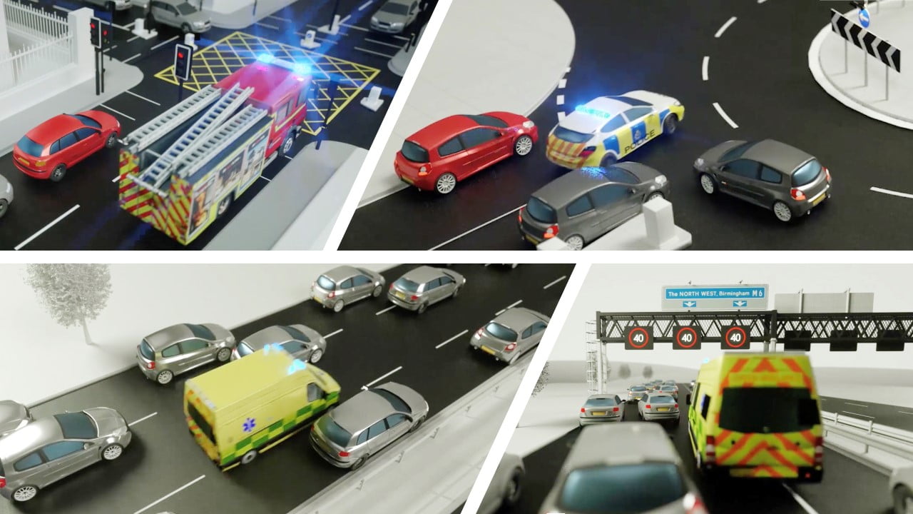 Dealing with emergency service vehicles