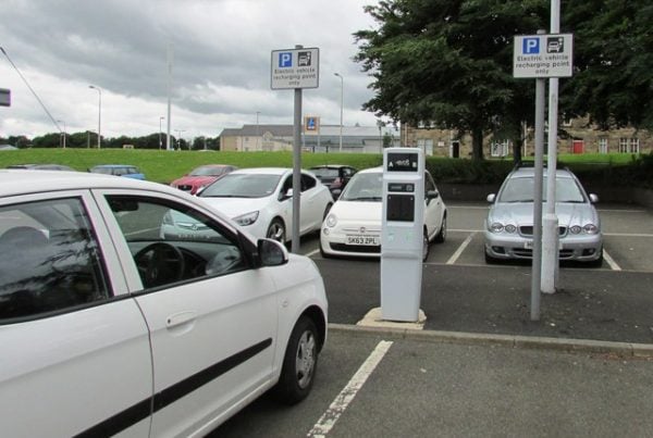 Electric vehicle charging point