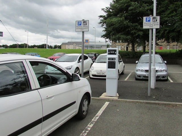 Electric vehicle charging point