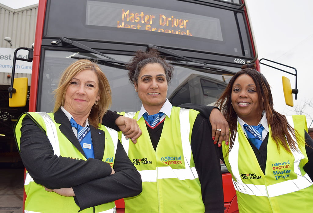 Master Drivers Janice Bahia, Rekha Sehdeva, Diane Reid