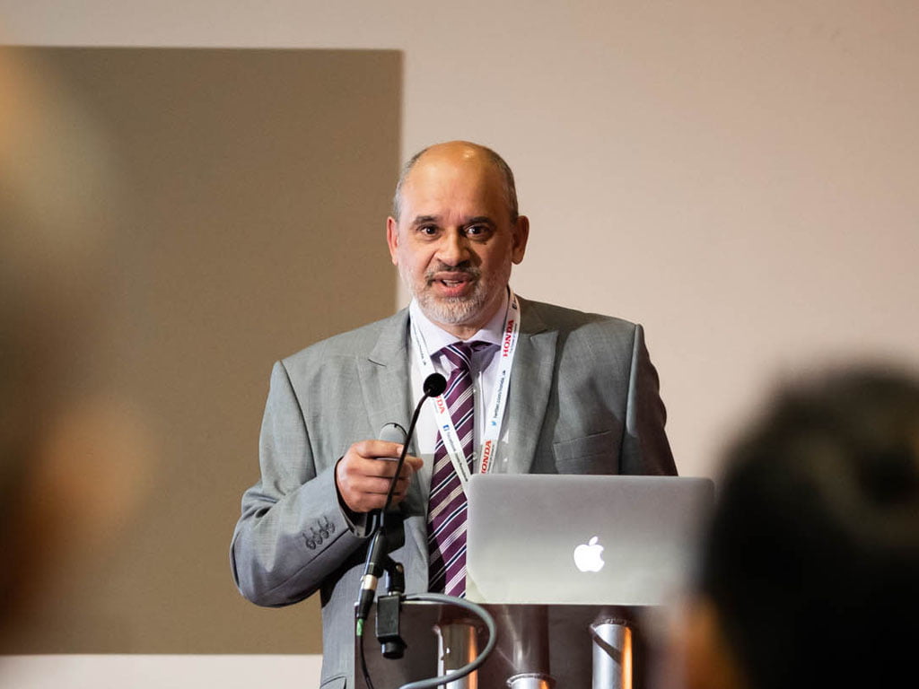 Tony Greenidge speaking at the Great British Fleet Event 2019